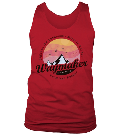Vintage Bible Verse - Waymaker Promise Keeper Tank Top Unisex