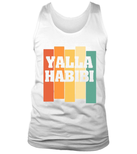 Vintage Retro Yalla Habibi Tank Top Unisex