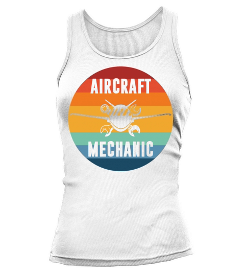 Vintage Aircraft Mechanic Tank top Woman