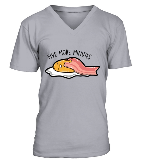 Fried egg - Five more minutes V-Neck T-shirt