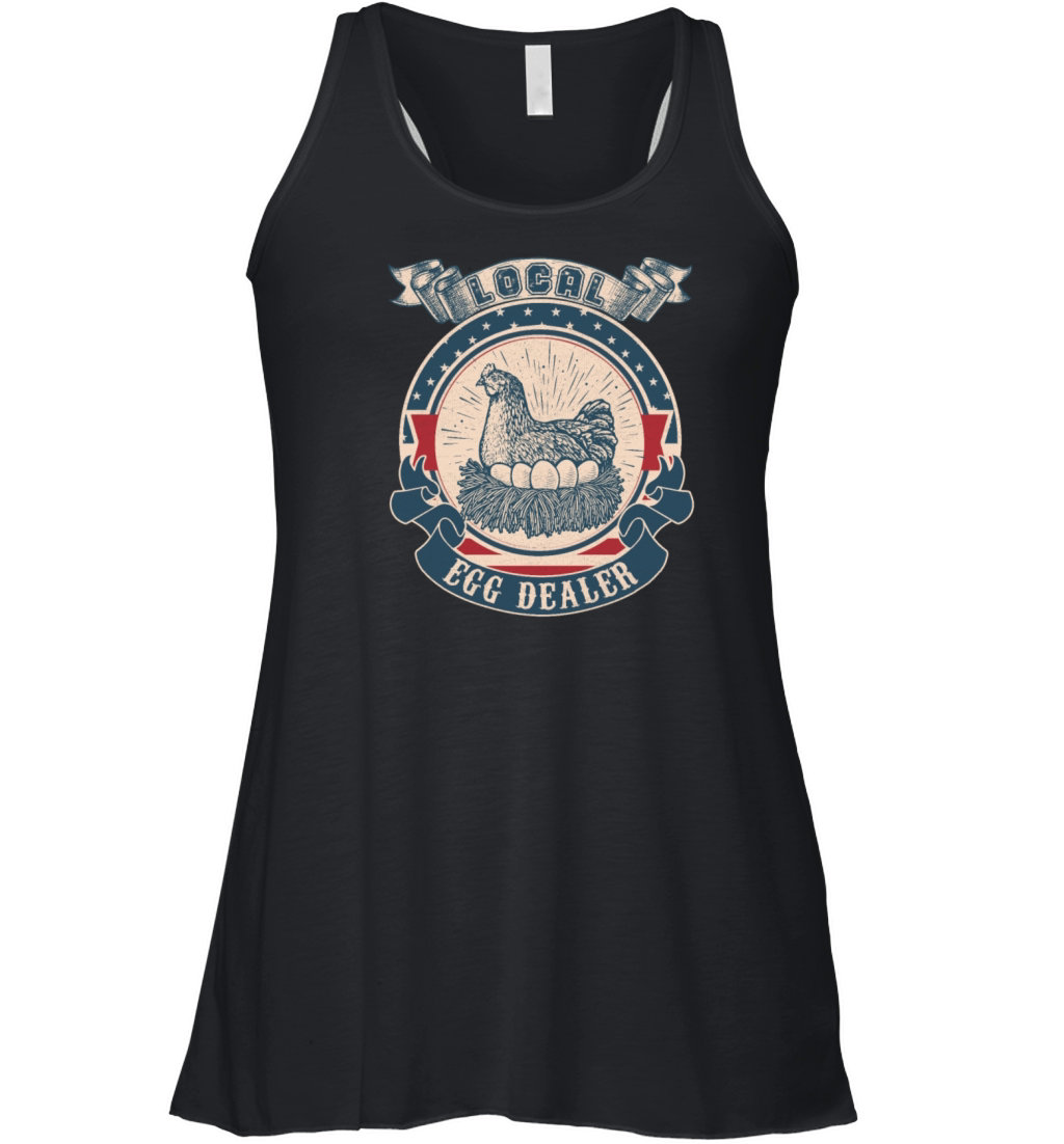 Local egg dealer vintage Women's Flowy Tank Top