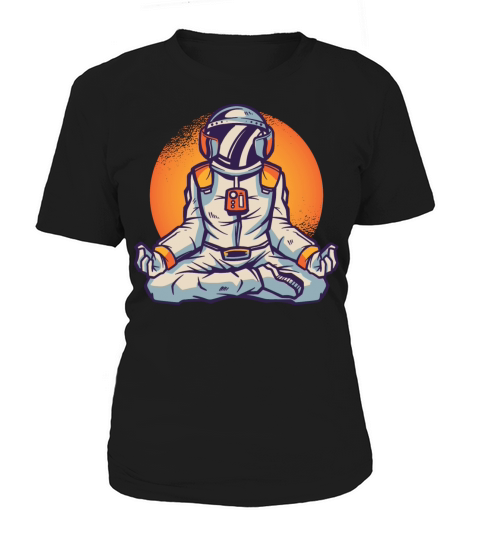 Astronaut Meditating Yoga T-shirt Women's T-Shirt