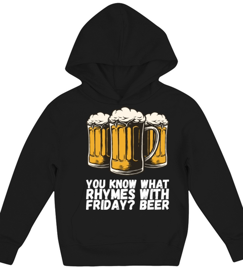 Drink Beer Beer Drinking Kids Hoodie