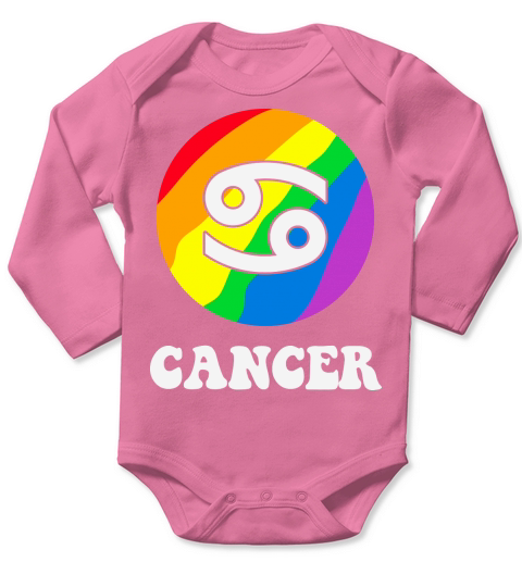Cancer LGBT LGBT Pride Long Sleeve Baby One-Piece
