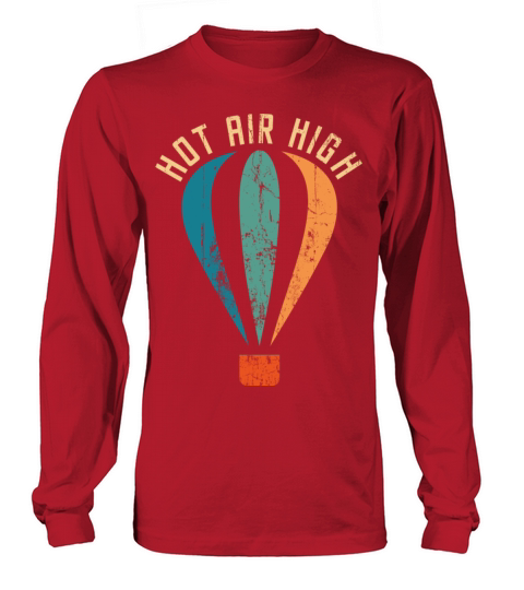Hot Air High Vintage Retro Balloon For Pilot Or Long sleeved Unisex