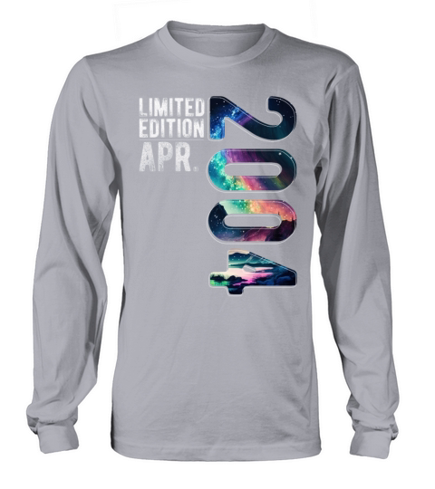 Limited Edition 2004 April Birthday Polar Lights Long sleeved Unisex