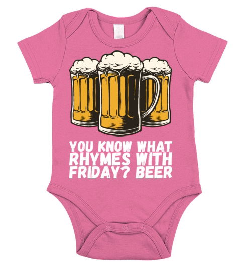 Drink Beer Beer Drinking Short Sleeve Baby One-Piece