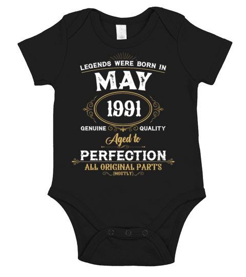 Legends Were Born In May 1978 Short Sleeve Baby One-Piece