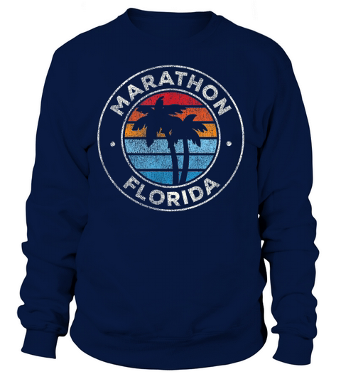 Marathon Florida FL Vintage Graphic Retro 70s Sweatshirt Unisex