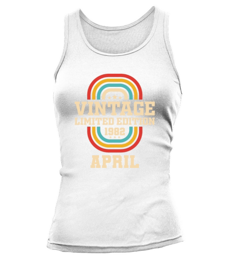 41st birthday April vintage 1982 vintage Tank top Woman