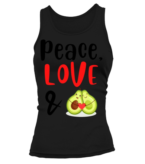Peace Love and Avocados Tank top Woman