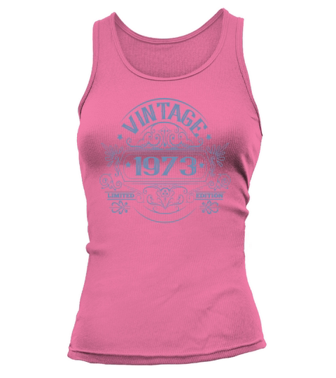 Vintage 1973 birthday vintage Tank top Woman