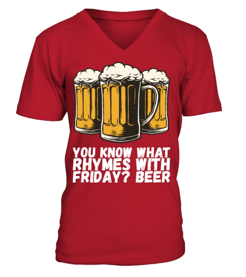 Drink Beer Beer Drinking V-Neck T-shirt