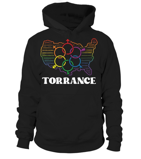 Torrance Pride Flag Pride Month LGBTQ Flag LGBT Co Hoodie Unisex