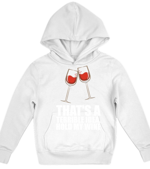 Wine Drinking Wine Gift Kids Hoodie
