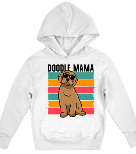 Womens Doodle Mama Labradoodle Goldendoodle Kids Hoodie