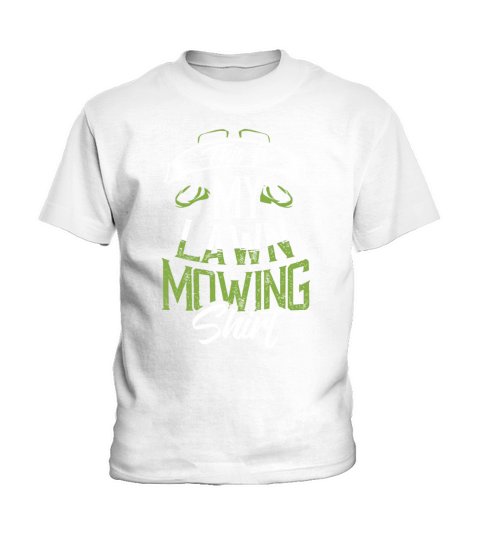 This Is My Lawn Mowing idea Lawn Mower Design Gard Kids T-Shirt