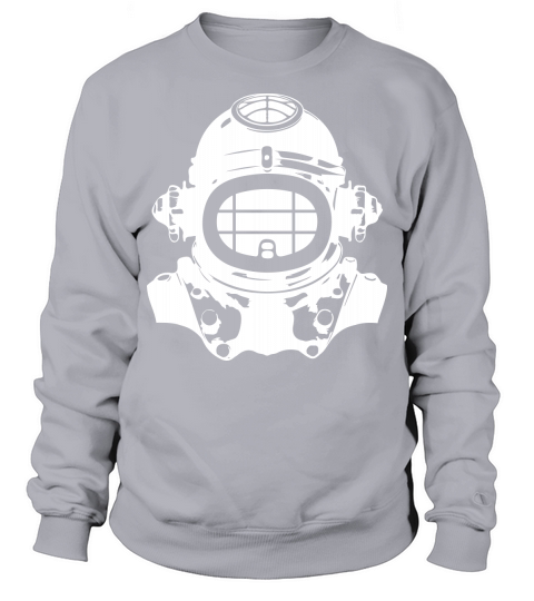 Diving helmet diving apnea vintage Sweatshirt Unisex