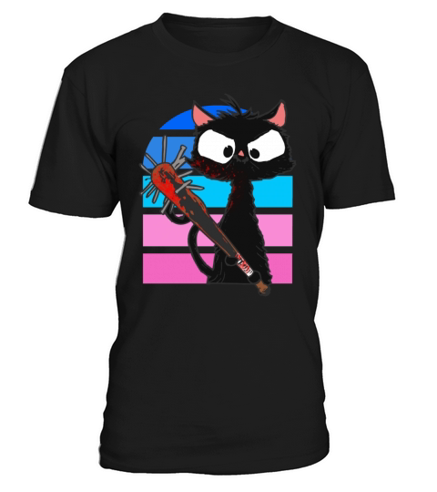 Halloween Retro Cat Vintage Cat T-Shirt Unisex