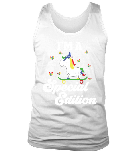 Autism im a special edition autism awareness Tank Top Unisex