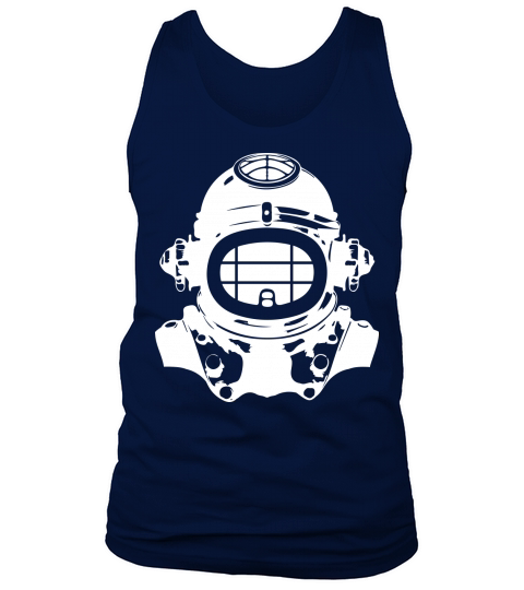 Diving helmet diving apnea vintage Tank Top Unisex
