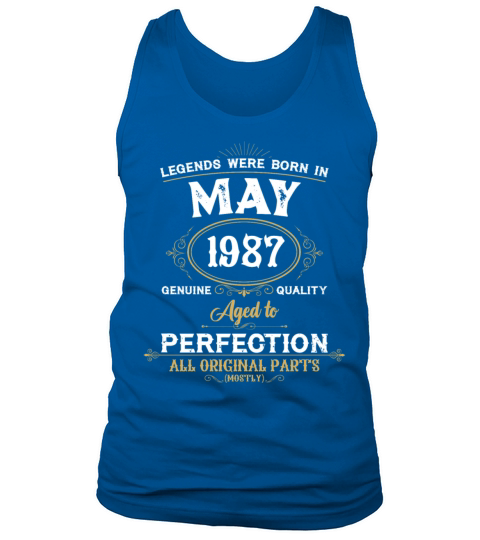 Legends Were Born In May 1974 Tank Top Unisex
