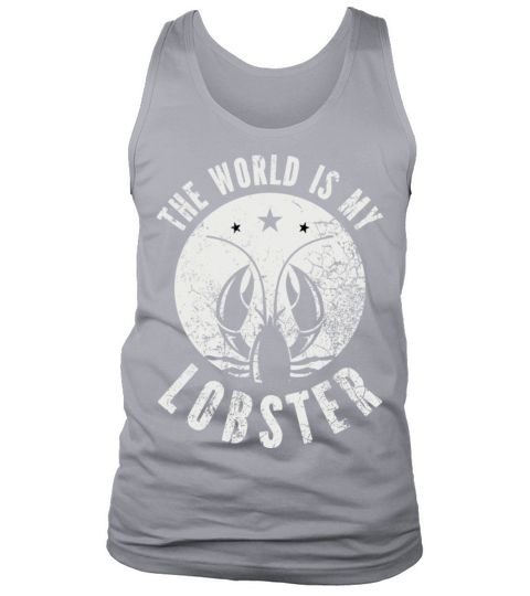 The World Is My Lobster Funny Vintage Graphic Tank Top Unisex