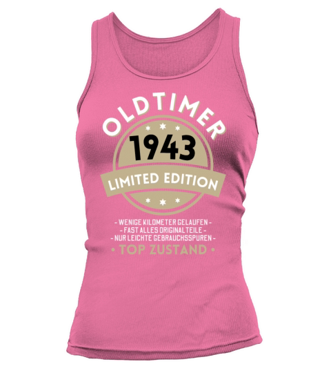 80th Birthday Vintage 1943 Tank top Woman