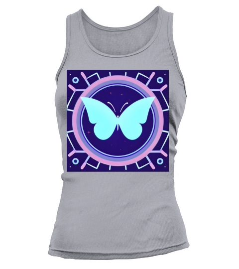 Butterflies pattern Tank top Woman