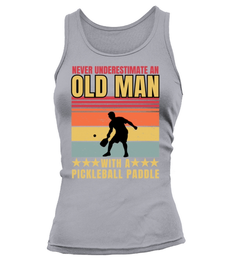 Funny Pickleball Design For Men Grandpa Pickleball Tank top Woman