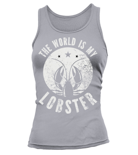 The World Is My Lobster Funny Vintage Graphic Tank top Woman