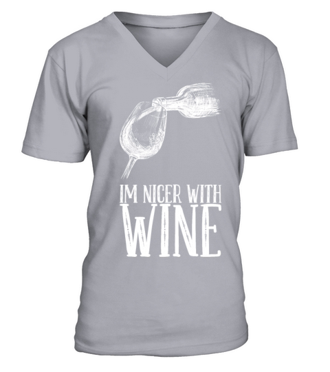 Wine Sorority Gift V-Neck T-shirt