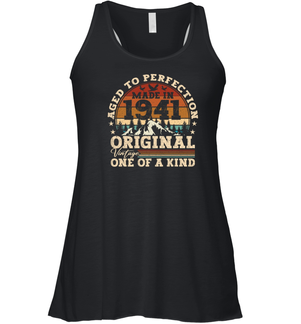 Original Vintage Birthday Gift Idea 1941 Women's Flowy Tank Top