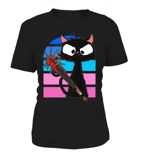 Halloween Retro Cat Vintage Cat Women's T-Shirt
