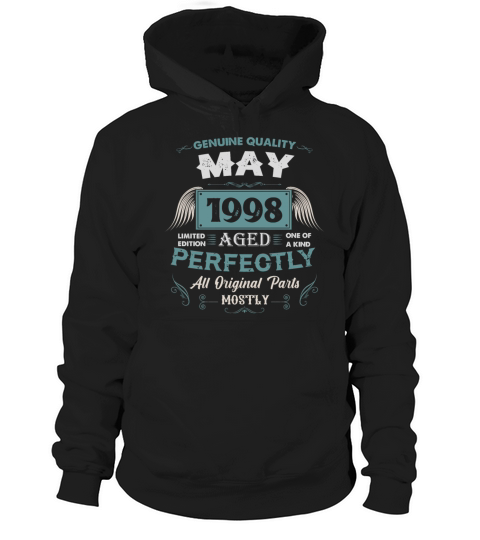 May 1998 Vintage Birthday Present Hoodie Unisex