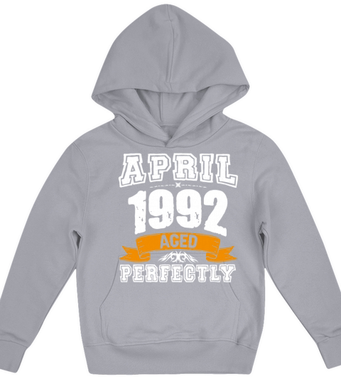April 1992 Vintage Birthday Present Kids Hoodie