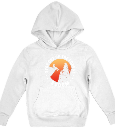 Stay Out of The Forest SSDGM Vintage Kids Hoodie