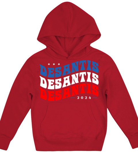 Vintage Groovy Ron DeSantis 2024 - Make America Kids Hoodie