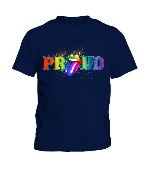 Proud LGBT sublimation Sexly Lips Kids T-Shirt