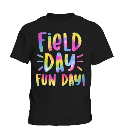 Tie Dye Field Day Shirt Fun Day School Students Teachers Kids T-Shirt