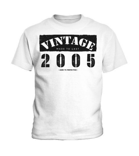 Vintage Classic 2005 18th Birthday - 18 Years Old Kids T-Shirt