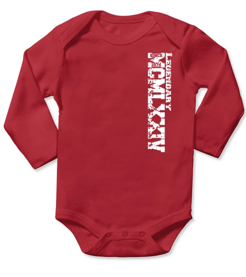 Birthday gift legandary vintage 1974 Long Sleeve Baby One-Piece