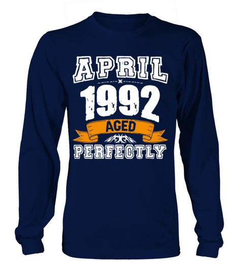 April 1992 Vintage Birthday Present Long sleeved Unisex