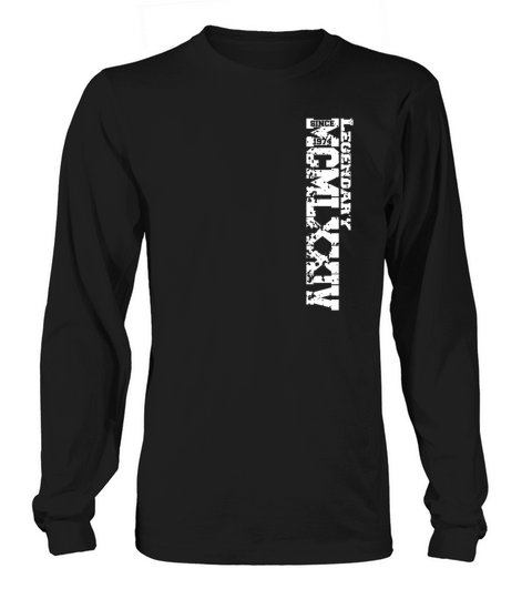 Birthday gift legandary vintage 1974 Long sleeved Unisex