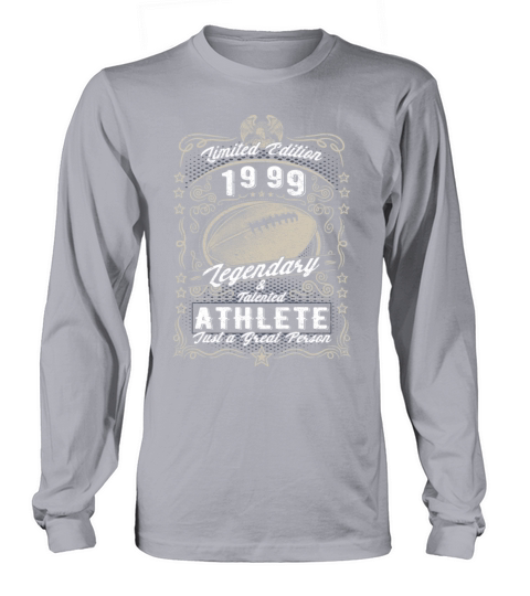 Vintage 1999 Football Birthday Gift Sport Hobby Long sleeved Unisex