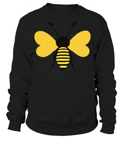 Flying Bee Three Color Vector Sweatshirt Unisex