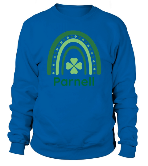 Parnell Clover Charm Boho Rainbow Sweatshirt Unisex