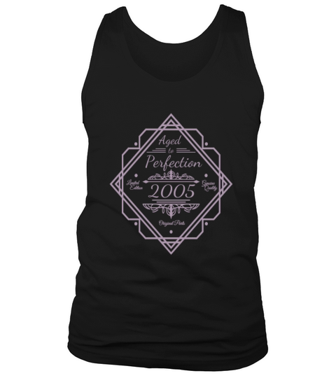 18th Birthday Vintage 2005 with Royal Ornaments Tank Top Unisex