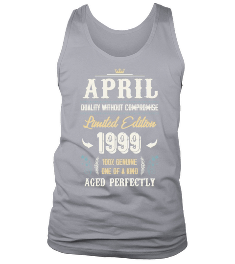 April 1999 Vintage Birthday Present Tank Top Unisex