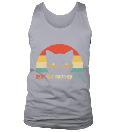 Vintage Best Cat Brother Ever Kitty Kitten Lover F Tank Top Unisex